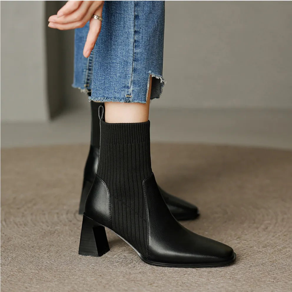 Levoire | Bottes à talon stable