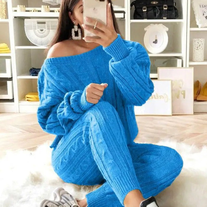 Levoire | Pull-over et ensemble de pantalons Bleu