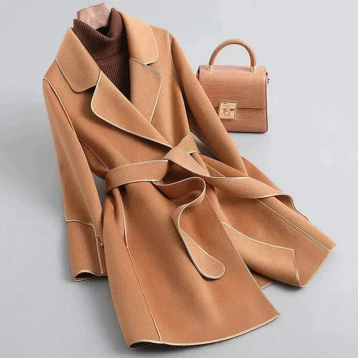 Levoire | Manteau classique et frais Marron