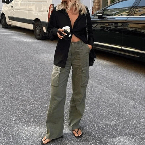 Levoire | Le Pantalon Cargo Ajustable Et Stylé Vert