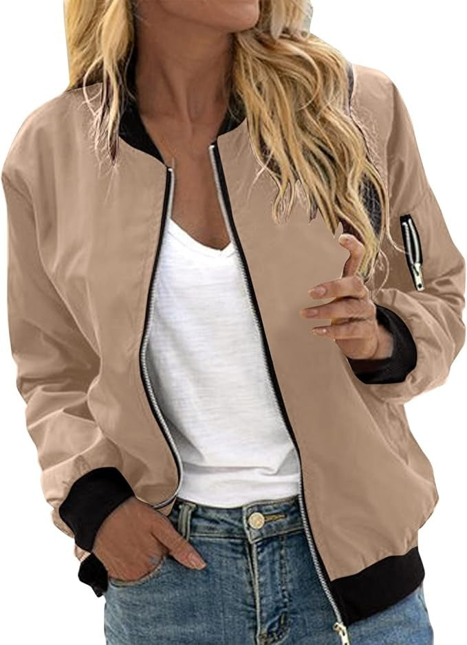 Levoire | Veste Bomber À Motif Floral Pour Femmes 4-Kaki