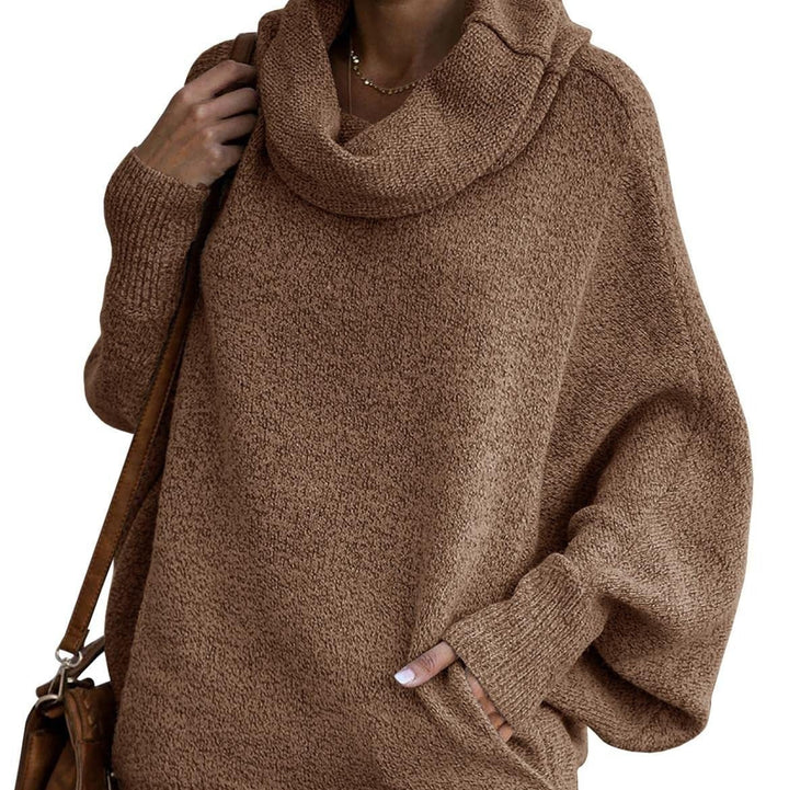 Levoire | Loose Short Lantern Sleeve Cuff Collar Sweater Jacket With Pockets