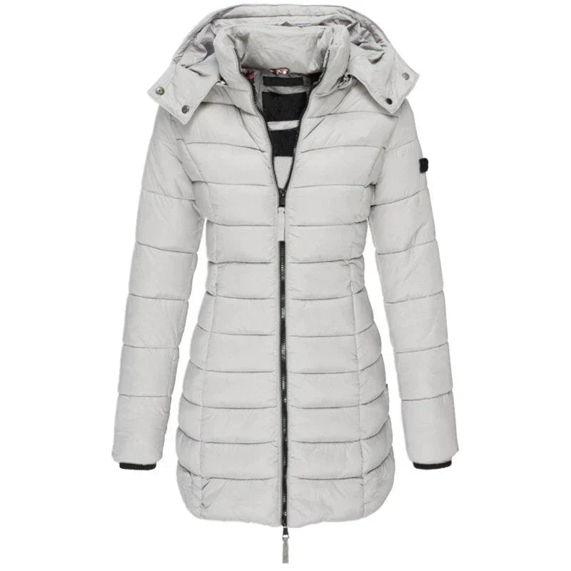 Levoire | Veste Parka D'hiver Pour Femmes | L'hiver Gris