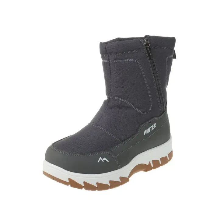 Levoire | Bottes Confortables Avec Semelles Antidérapantes Et Fixation De Tirage Latéral Gris