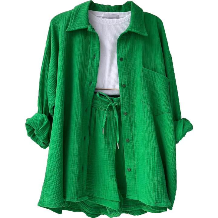 Levoire | Ensemble D'Été Deux Pièces Pour Femmes Vert