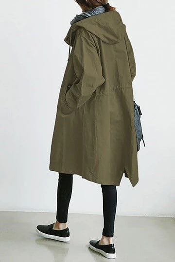 Levoire | Manteau Trench Imperméable Pour Femmes Vert
