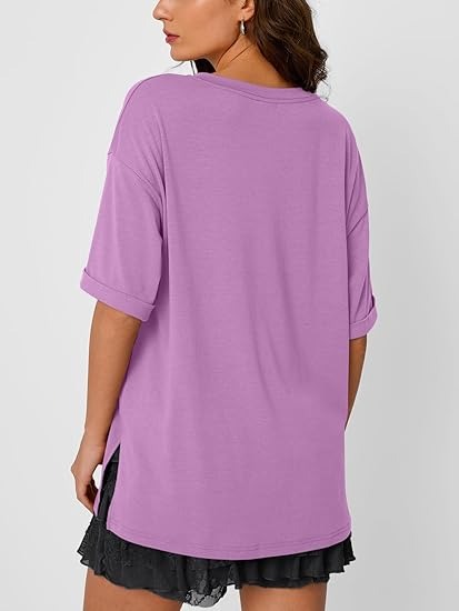 Levoire | T-Shirt Décontracté Avec Grande Taille Col V Pour Femmes