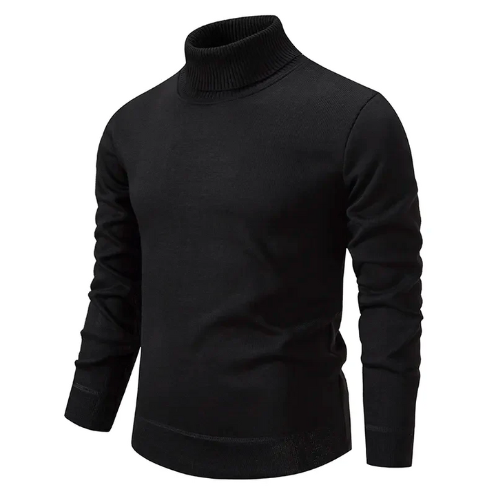 Levoire | Pull à col montant exclusif Noir