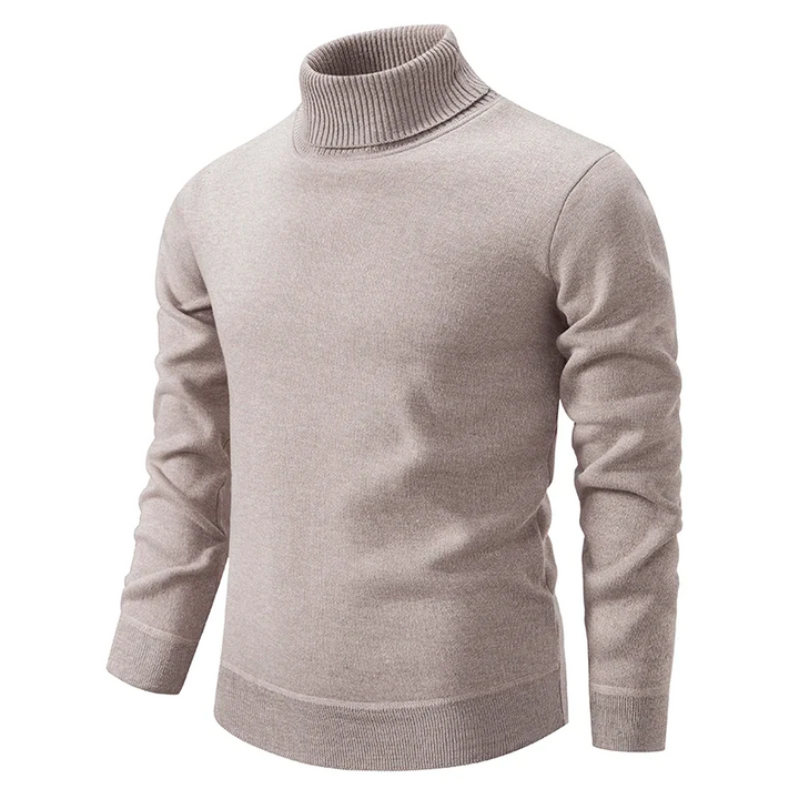 Levoire | Pull à col montant exclusif Beige