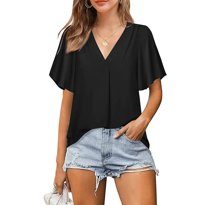Levoire | Primel Blouse - Tendance & Polyvalente Noir