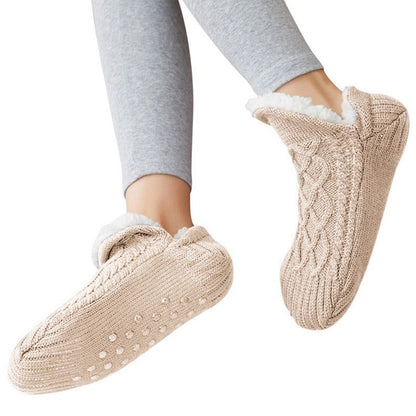 Levoire | Chaussons Doublés Brillants Avec Semelle Anti-Dérapante Pour Hommes Et Femmes