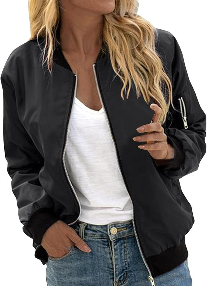 Levoire | Veste Bomber À Motif Floral Pour Femmes 4-Noir