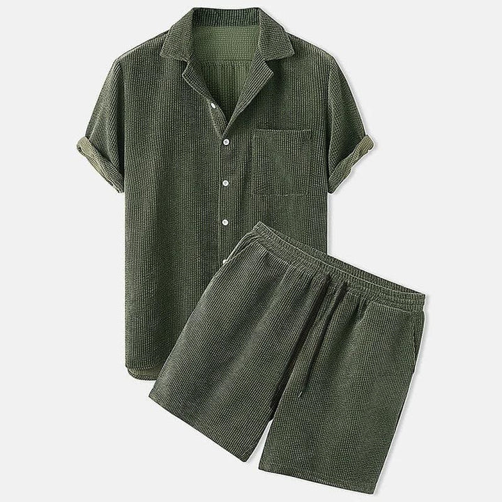 Levoire | Veste En Velours Pour Hommes Style Et Confort Réunis Vert