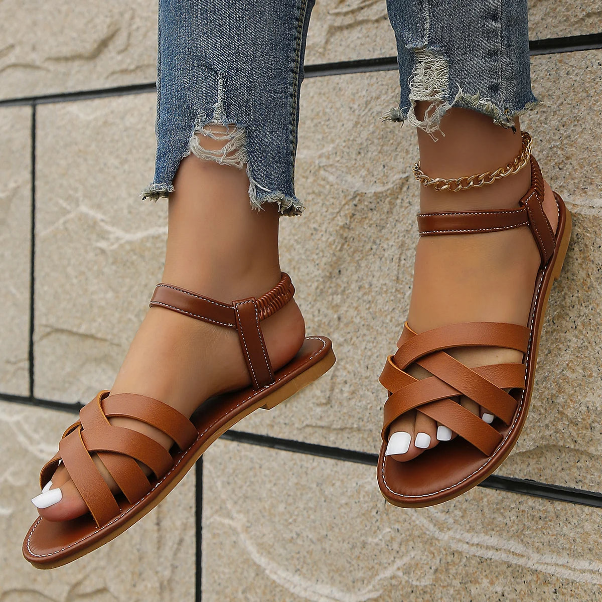 Levoire | Bottes Plates Antidérapantes Avec Semelle Rembourrée