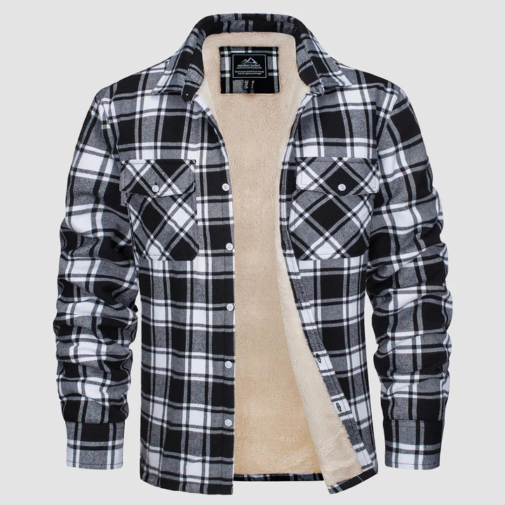 Levoire | Chemise À Manches Longues À Motif À Carreaux Pour Hommes