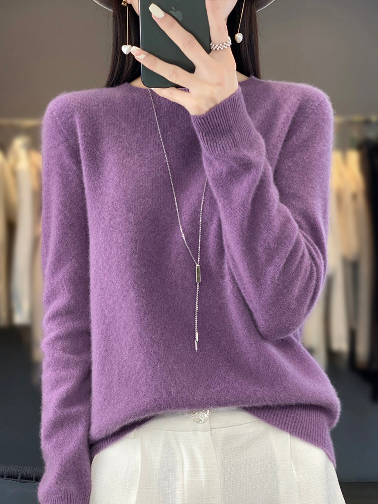 Levoire | Pull De Luxe Pour Femmes, Fabrique Avec Des Materiaux De Qualite Superieure Violet