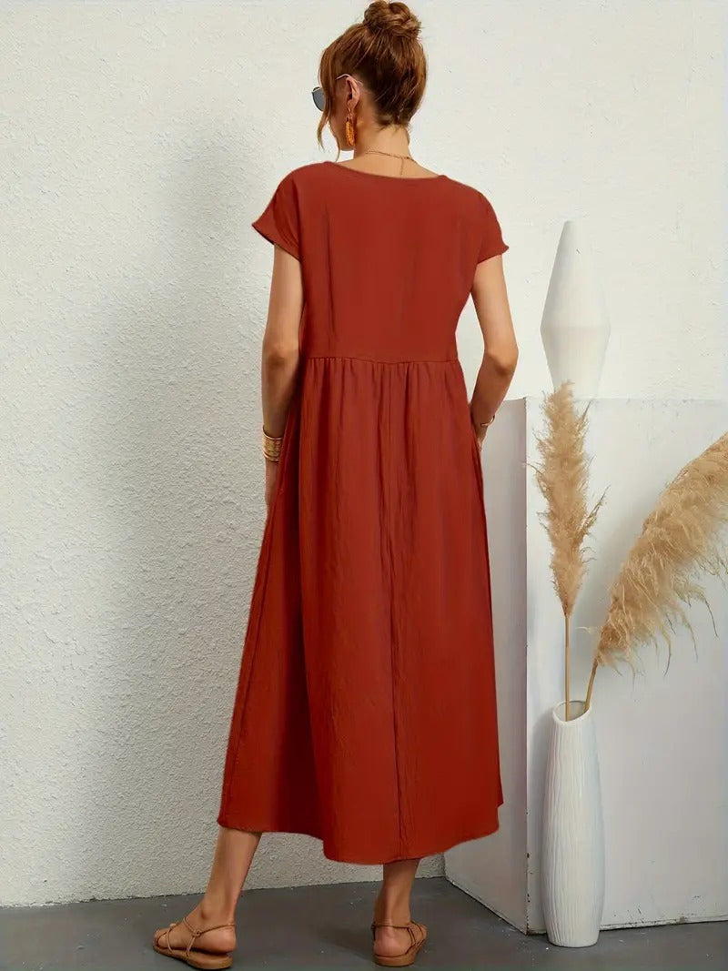 Levoire | Robe Classique Avec Poches