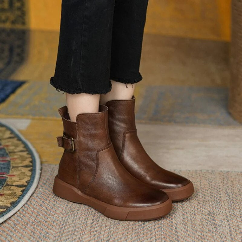 Levoire | Bottes En Cuir Polyvalentes Brune