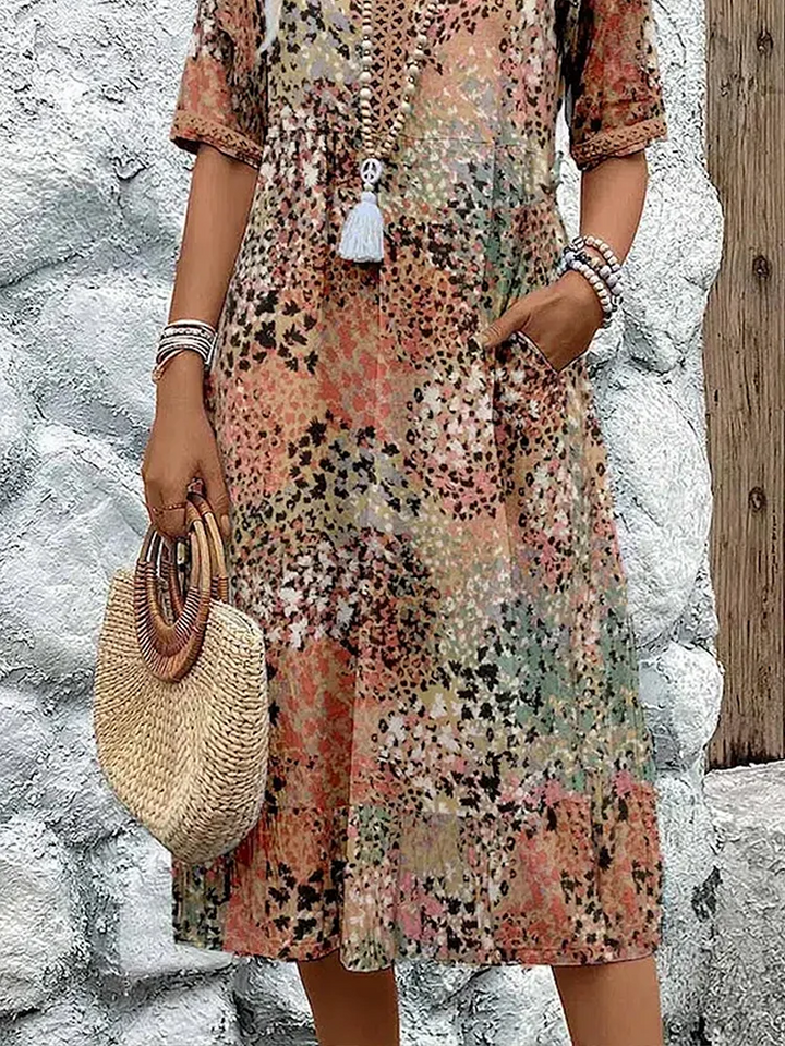 Levoire | Robe mi-longue vivante