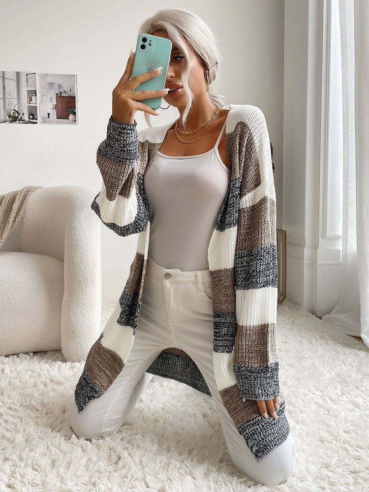 Levoire | Gilet Tricoté Femme | Manches Longues