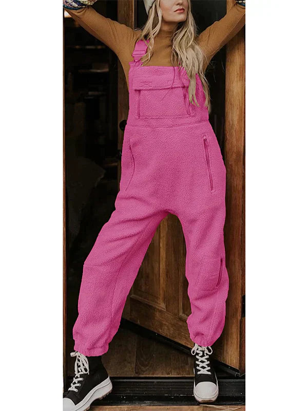 Levoire | Thermo Combinaison Fleece Avec Poches Zippées Rosa