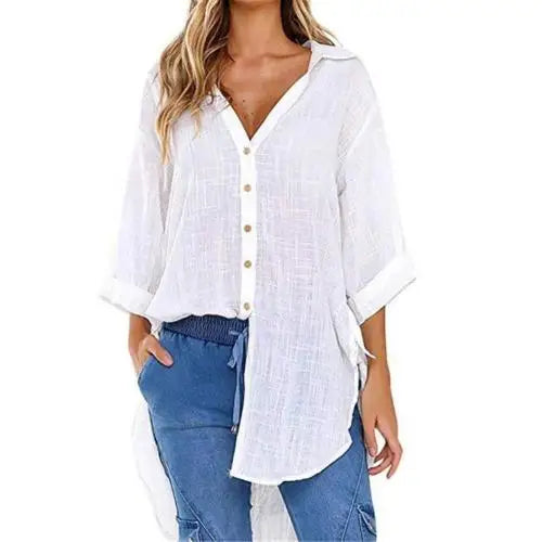 Levoire | France Blouse - Décontracté Et Confortable Blanc