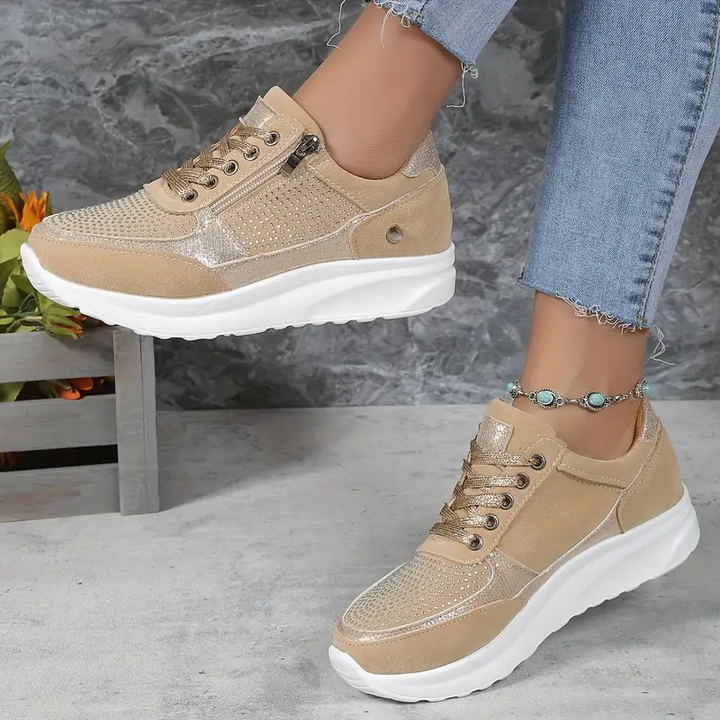 Levoire | Baskets Pour Femmes Confortables Et Élégantes Beige