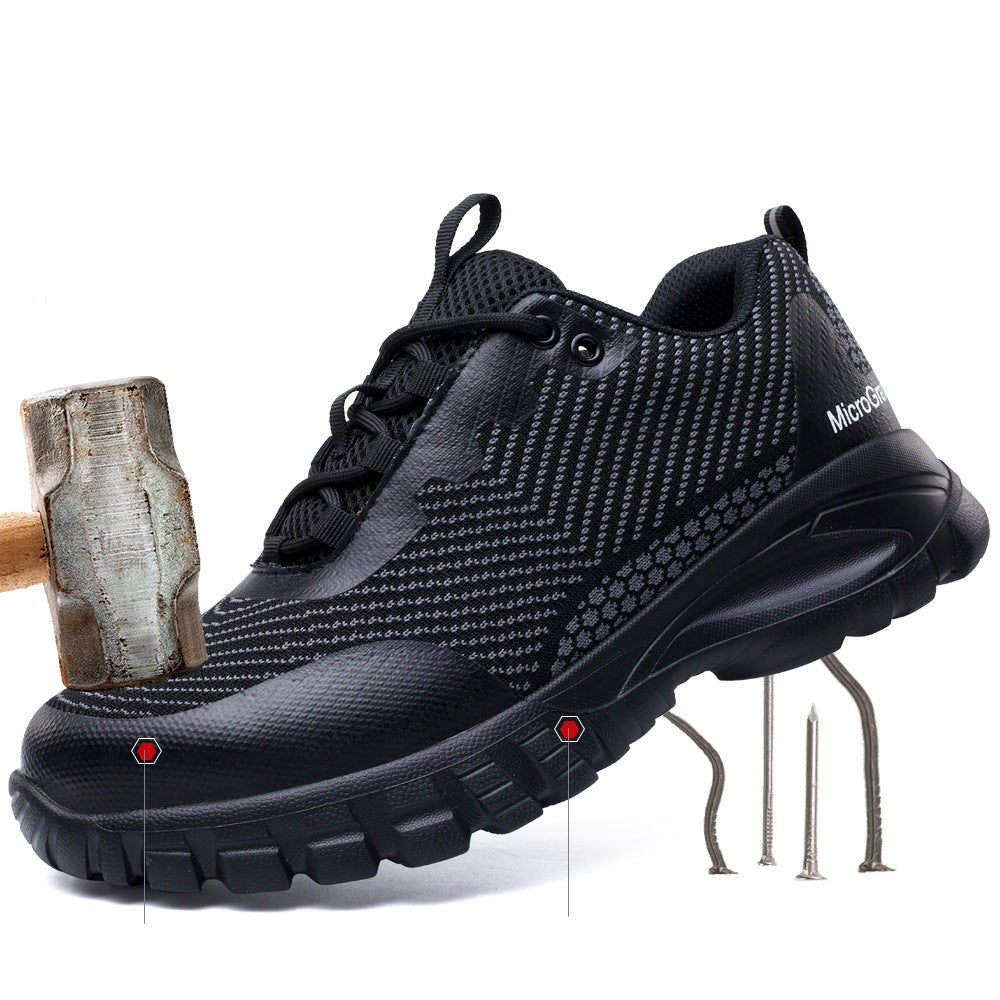 Levoire | Léger Imperméable Noir Chaussure De Sécurité