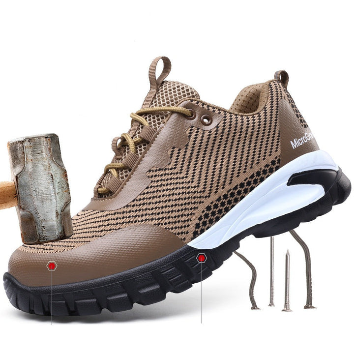 Levoire | Léger Imperméable Noir Chaussure De Sécurité