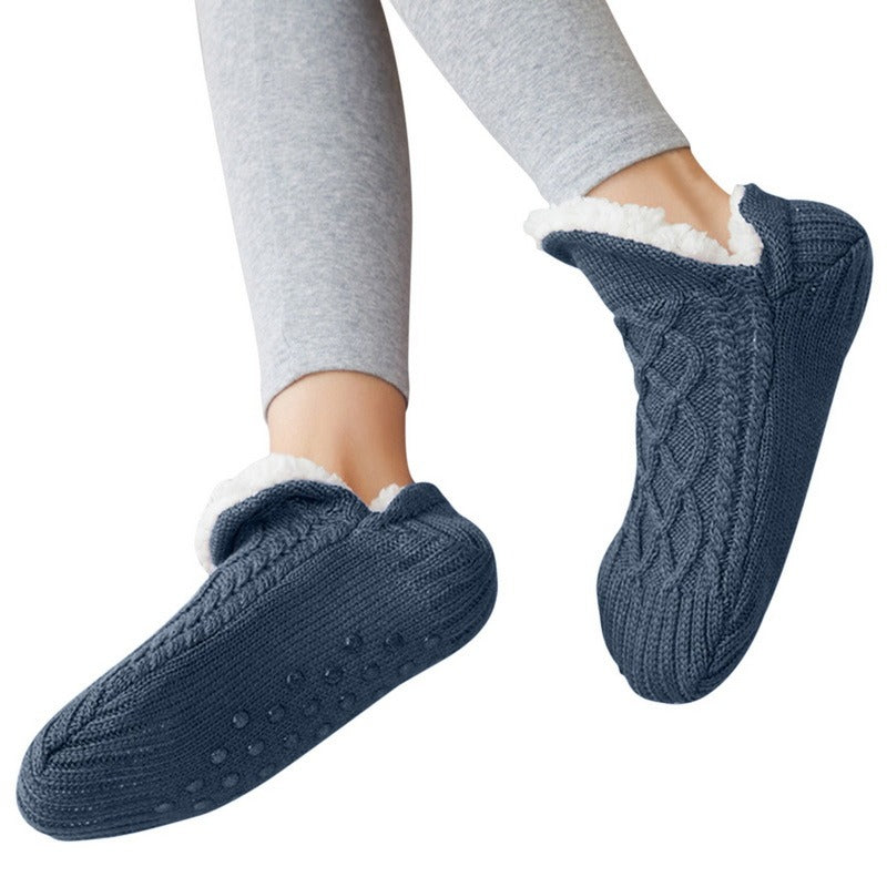 Levoire | Chaussons Doublés Brillants Avec Semelle Anti-Dérapante Pour Hommes Et Femmes