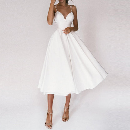 Levoire | Robe Élégante Et Décontractée Pour Femmes Blanc