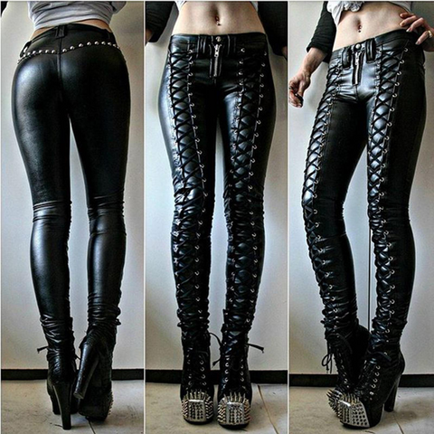 Levoire | Pantalons Slim Bandage Punk