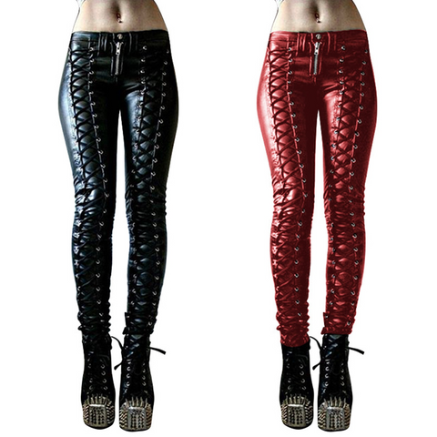Levoire | Pantalons Slim Bandage Punk