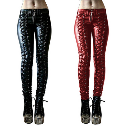 Levoire | Pantalons Slim Bandage Punk