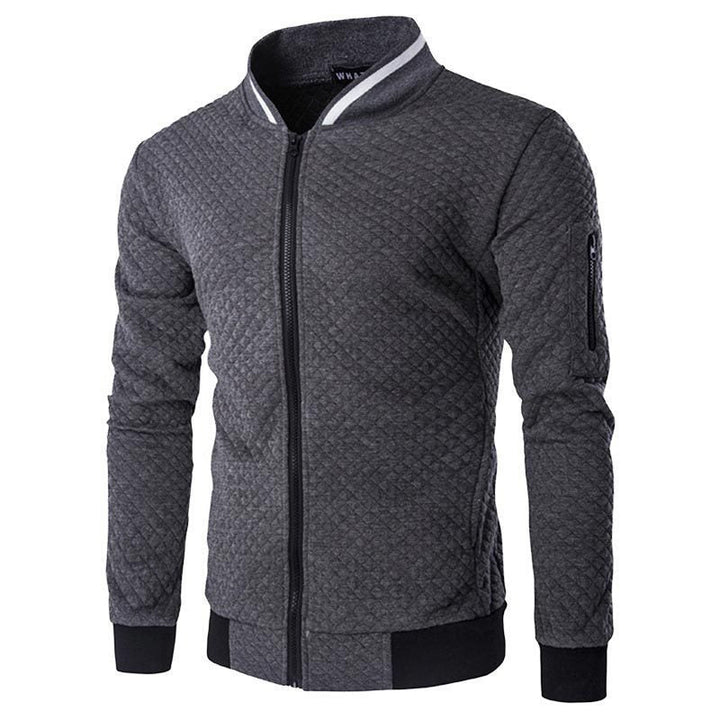 Levoire | Gilet Chaud Décontracté Pour Hommes Gris foncé