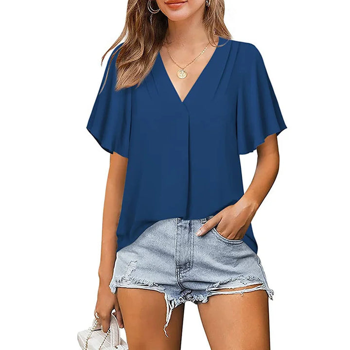 Levoire | Primel Blouse - Tendance & Polyvalente Bleu
