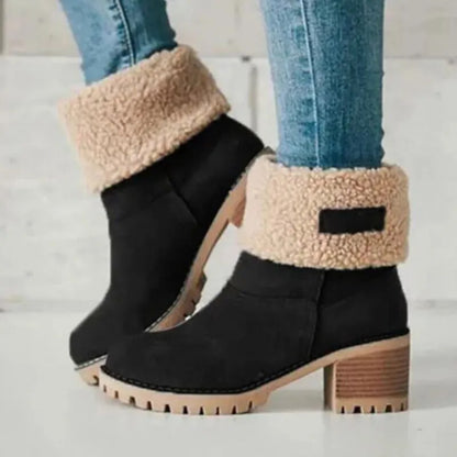 Levoire | Bottes De Neige Chaudes Avec Doublure En Laine Noir