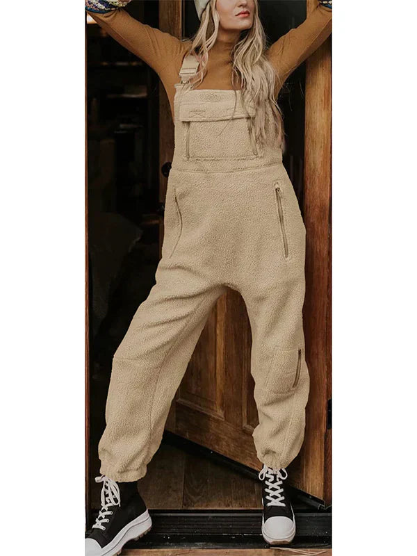Levoire | Thermo Combinaison Fleece Avec Poches Zippées Khaki