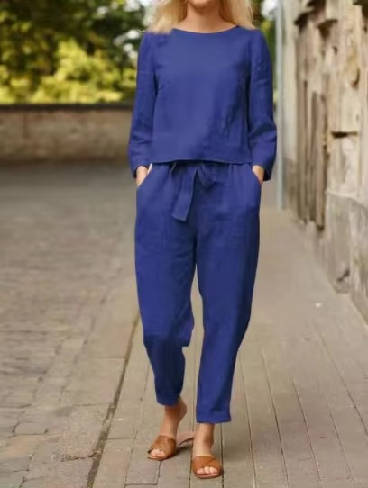 Levoire | Combinaison Chic Été Élégante Bleu