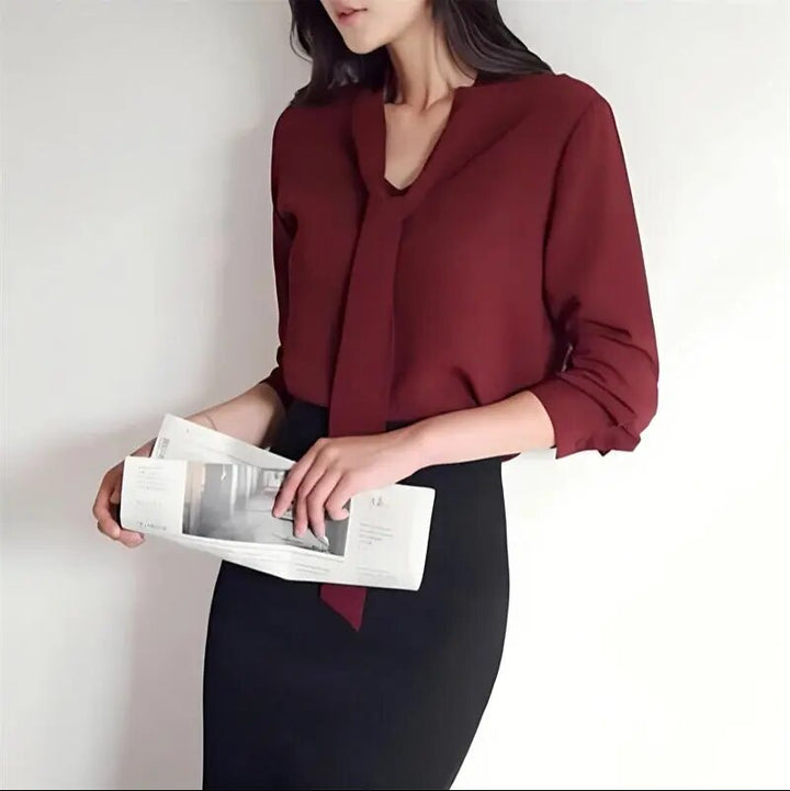 Levoire | Chemise À Nouer À Manches Longues