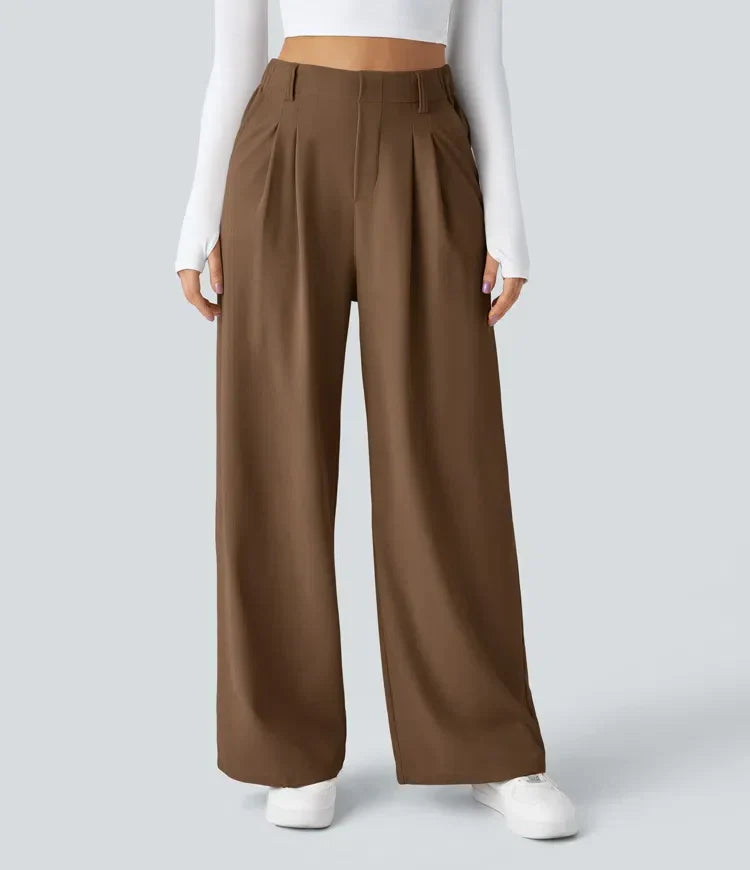 Levoire | Pantalons Taille Haute Avec Poches Latérales