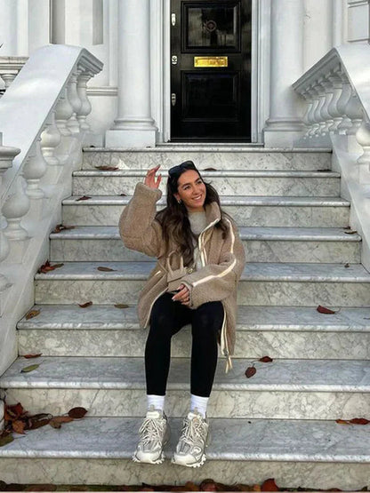 Levoire | Veste Polaire À Manches Longues De Transition Avec Fermeture Éclair