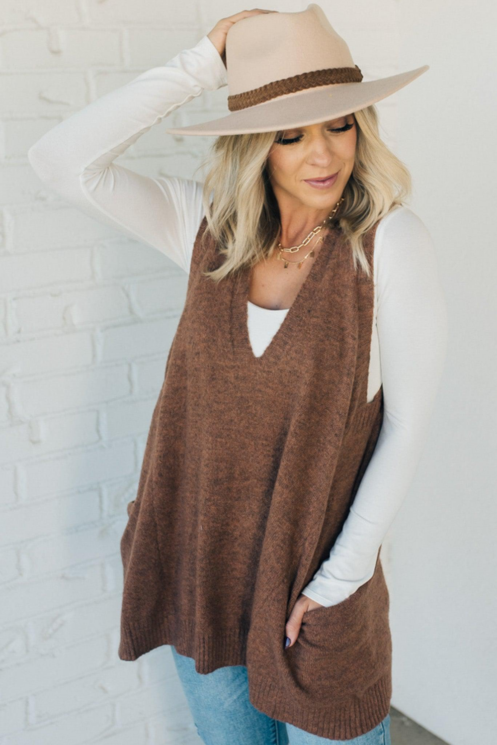 Levoire | Pullunder Sitant Parfait Avec Poches Tendance