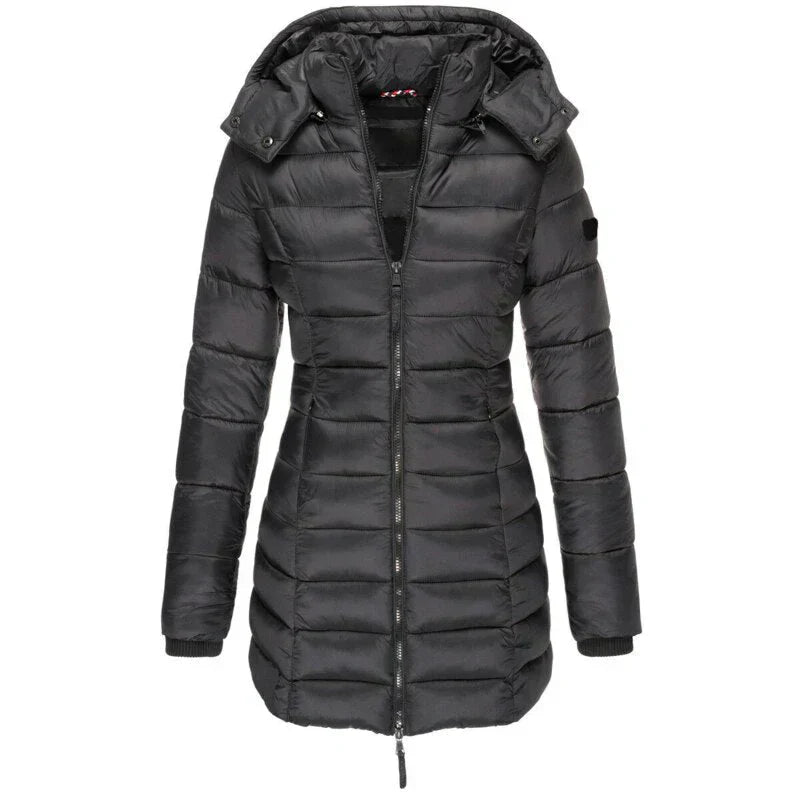 Levoire | Veste Parka D'hiver Pour Femmes | L'hiver Noir
