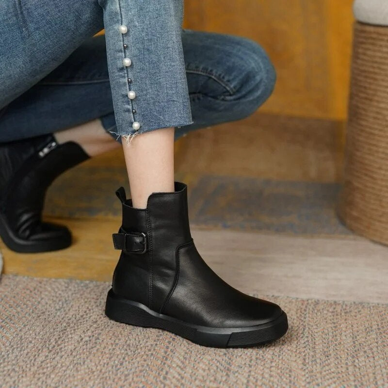 Levoire | Bottes En Cuir Polyvalentes Nior
