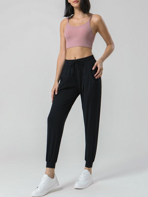 Levoire | Pantalon de sport stretch avec cordon de serrage Nude Collegepants