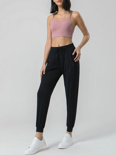 Levoire | Pantalon de sport stretch avec cordon de serrage Nude Collegepants