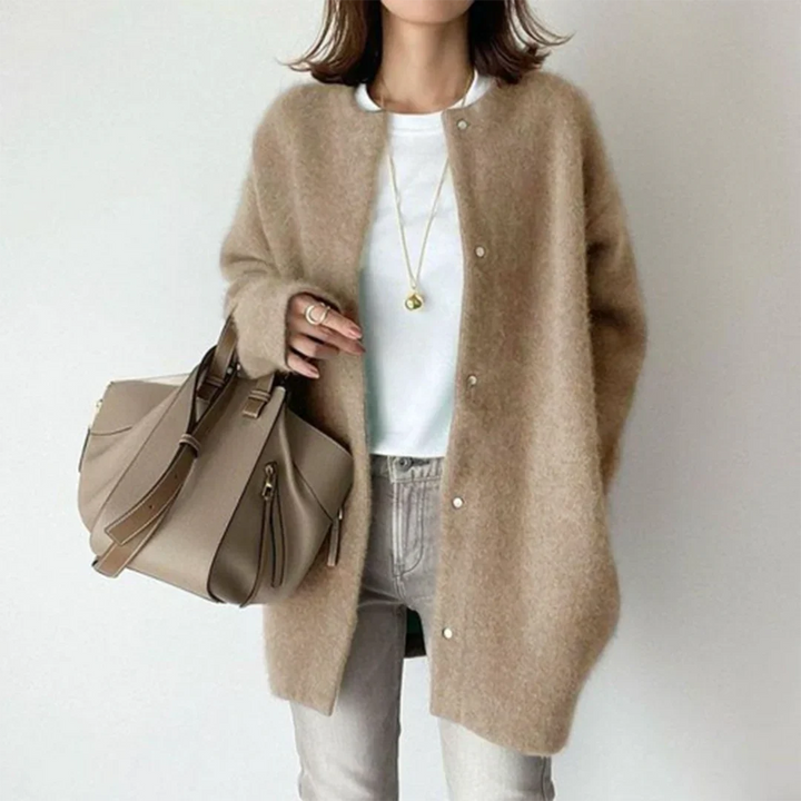 Levoire | Veste en tricot élégante pour femmes Beige