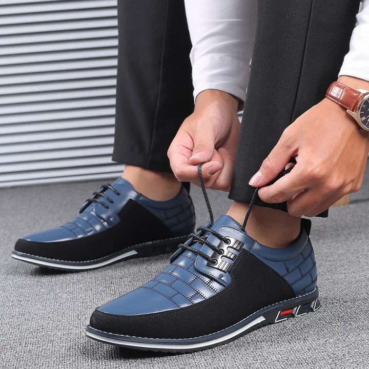 Levoire | Ortholuxe Chaussures Orthopédiques Élégantes Bleu
