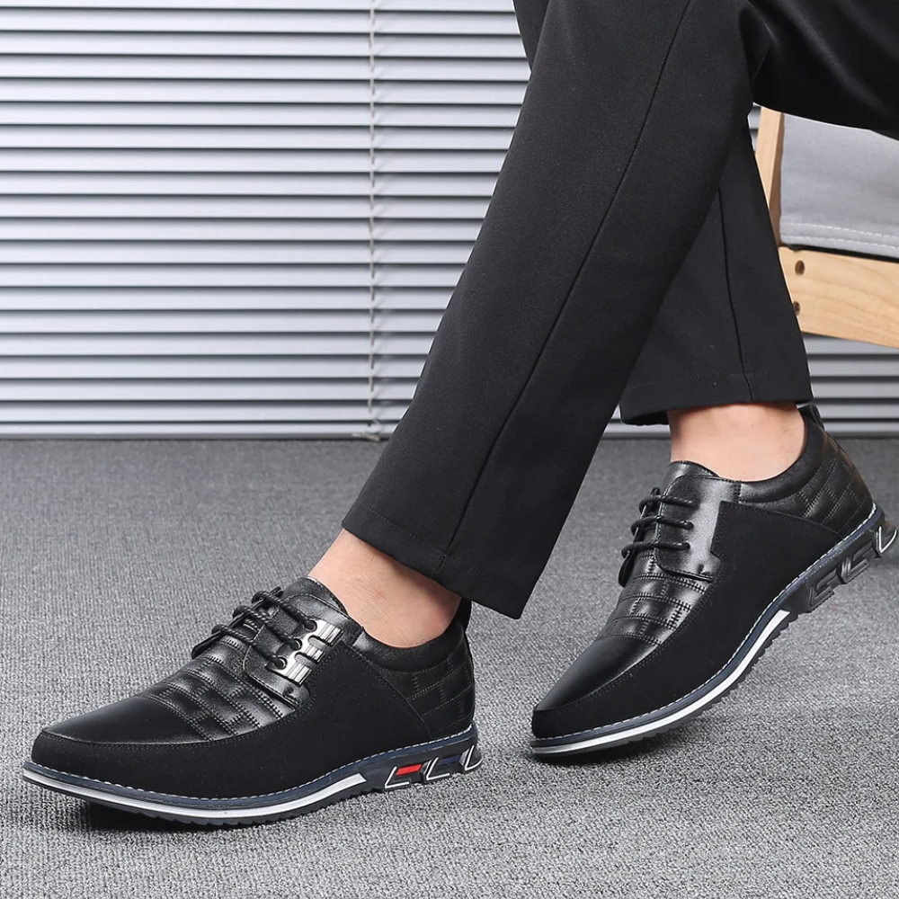 Levoire | Ortholuxe Chaussures Orthopédiques Élégantes Noir